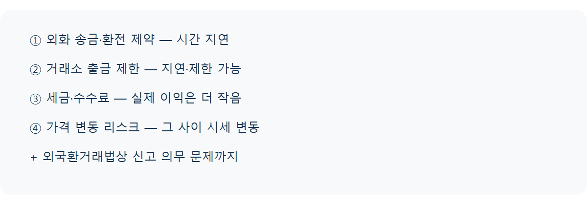김프 차익거래 리스크: 갭 매매가 위험한 이유